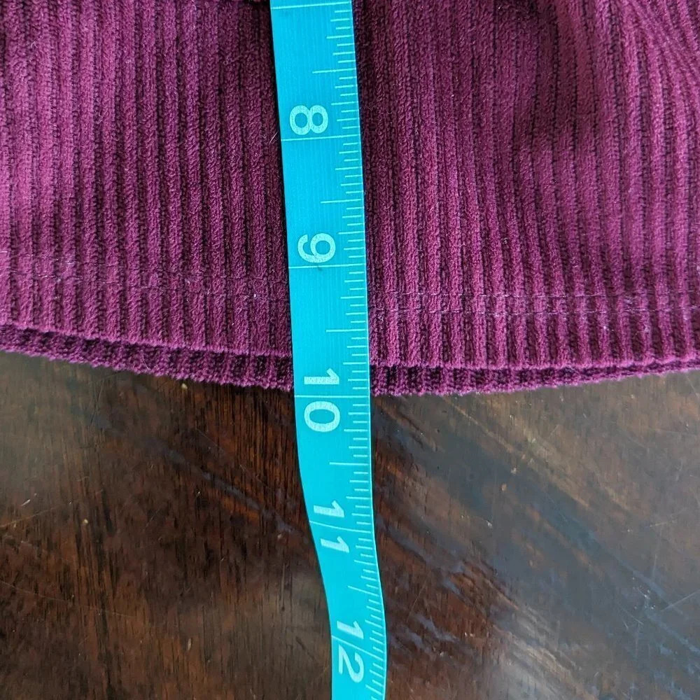 Wonder Nation ~ Baby Girl's Maroon Corduroy Jumper Size 18 months - Picture 10 of 10